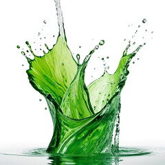 Wall Mural - Green liquid