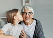 © Lumos sp - grandchild granddaughter grandma grandmother portrait  girl senior love family bonding daughter hugging hug