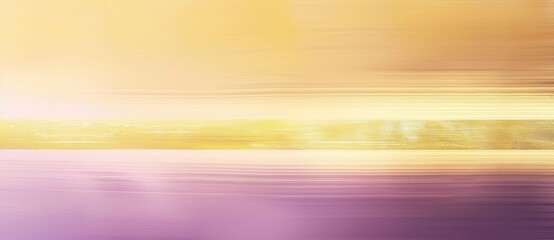 Poster - Blurred lines are making a colorful abstract background with a gradient of purple and yellow, ideal for technology or communication related concepts