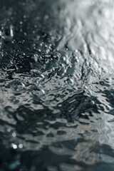 Poster - A close-up view of a wave in a body of water, perfect for use in ocean-inspired designs or as a texture element
