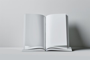 Poster - A book sits on a table, waiting to be read