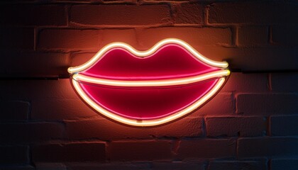 lip shaped neon signs led glow decorative lights wall decor