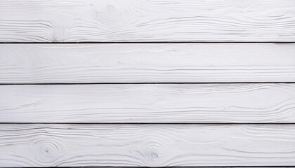 Wall Mural - a close up of a white wood plank