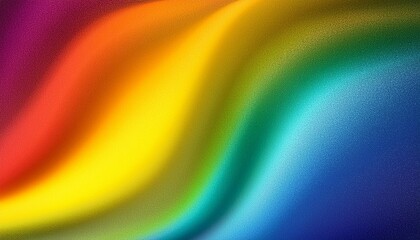 Wall Mural - rainbow abstract gradient with noisy grain texture background contemporary art wave design