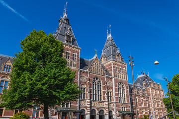 Wall Mural - Rijksmuseum, the national museum of the Netherlands located in Amsterdam and dedicated to Dutch arts and history