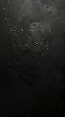 Poster - abstract black rough texture background