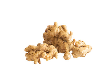 ginger with isolated background. Traditional herbs for health