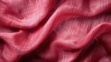 Poster - Pink texture on red tailoring background