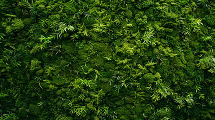 Wall Mural - Solid moss green background with a raw, earthy feel, in a 16:9 aspect ratio.