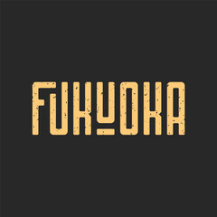 Fukuoka Lettering Typography