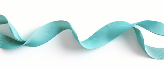 Wall Mural - Seafoam Green Ribbon