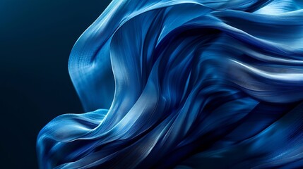 Poster - Blue posters on a black background : Generative AI