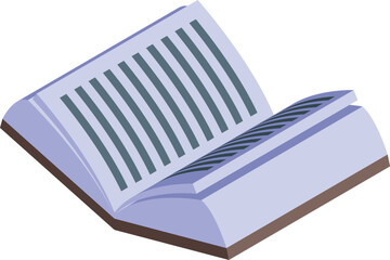 Poster - Open book is laying open revealing lines of text for reading and studying