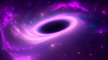 Wall Mural - Space travel to abstract alien pink blue nebula milky way in deep space wiht many space rocks cinematic abstract for sci fi background. 4K 3D seamless loop Sci Fi Space flight to glow energy gas dust