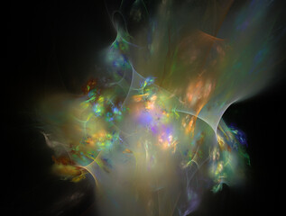 Imaginatory fractal abstract background Image