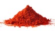 © Tayyba - Red hot chili pepper powder, a fiery red spice, isolated on a white background