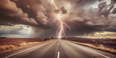 Sticker - lightning in the sky