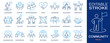 © lovemask - Community icon set. Collection of people, team, partnership, success and more. Vector illustration. Editable stroke.