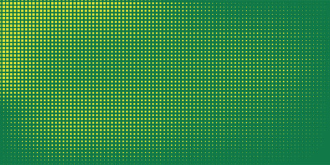 Wall Mural - dots halftone green color pattern gradient texture with technology digital background. dots pop art 