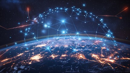 Poster - global connectivity and communication advancements, like big data, internet of things, digital twins
