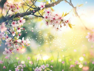 Blooming Beauty: Blossom Tree Serenity in Spring and Summer