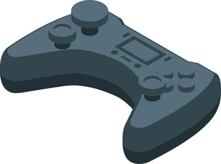 Poster - Modern gamepad is lying on a surface, showcasing its ergonomic design and immersive gaming capabilities