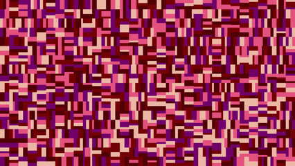 Aufkleber - Chaotic colorful mosaic pattern background - abstract polygonal vector design form random rectangles