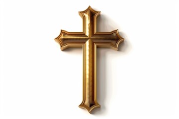 Cross icon, christianity religion symbol, christian sign, cross shape, church emblem, catholicism symbol