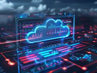 Poster - Futuristic Cloud Based Data Analytics Dashboard with Business Intelligence Insights