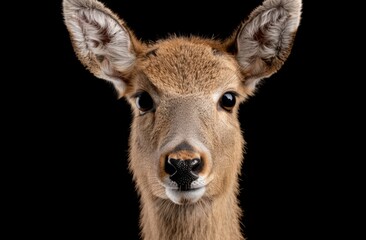 Sticker - close-up portrait of a deer