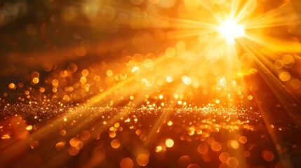 Poster - Radiant Light Burst Representing the Dynamic Energy of New Beginnings