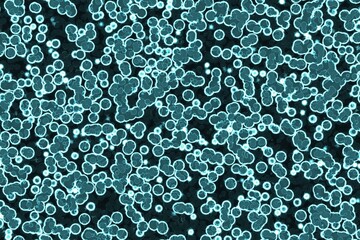 Fototapete - creative bio random noises computer graphics backdrop illustration