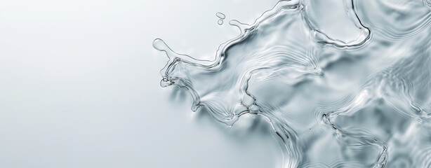 Wall Mural - Splash of Crystal Clear Water