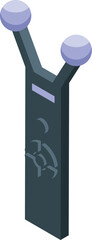 Poster - Futuristic remote control with sensors detecting signals, innovative technology for remote access and control