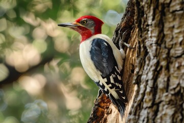 Wall Mural - Red-headed Woodpecker