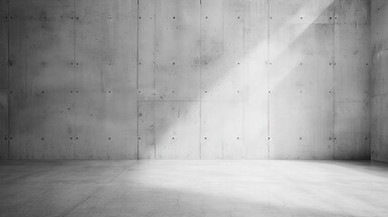 White cement wall studio room background with an empty backdrop concrete floor featuring a smooth face texture, white, cement, wall, studio, room, background, empty, backdrop, concrete, floor