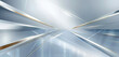 © ant - Light blue background with a light silver gradient and golden lines in a minimalist style.