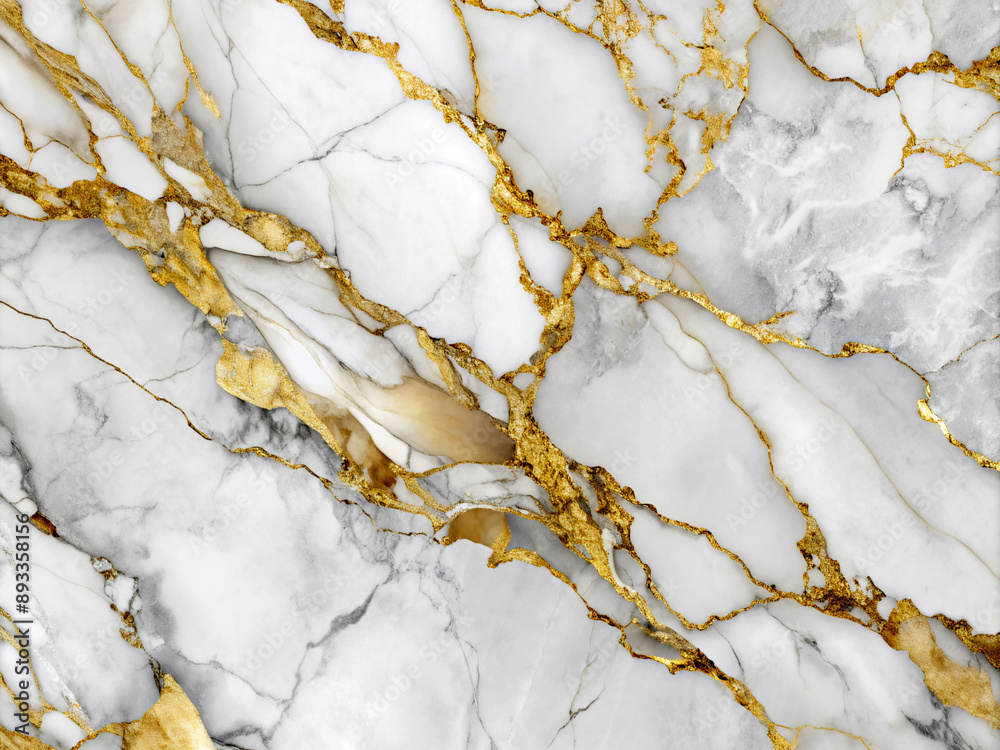 White Marble seamless texture, Neolith Calacatta Luxe, Calacatta Marble ...