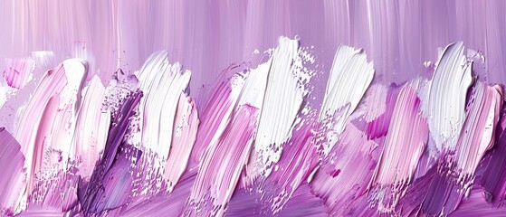 Wall Mural - Pastel purple background with abstract brush strokes