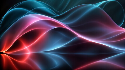 Wall Mural - abstract wallpaper with glowing plasma swirling lines, smoke, cloud, vapor, fire, flames is colored 