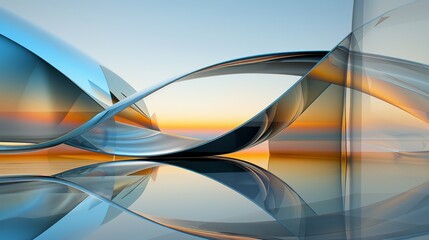 Poster - Abstract dimensions through reflections in unconventional surfaces