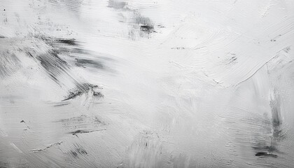 Wall Mural - white washed painted textured abstract background with brush strokes in gray and black shades