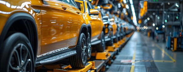 Poster - High speed Automotive Assembly Line with Precise and Dynamic Industry Concept