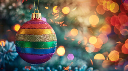 Canvas Print - Lgbt christmas