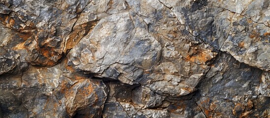 Aufkleber - Brown weathered granite background with a textured stone surface ideal for a copy space image