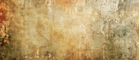 Poster - Vintage antique texture pattern with a grungy, abstract old background featuring a fine art design, vignette, and ample copy space image.