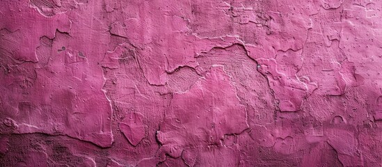 Leinwandbilder - The wall plaster's texture appears in a dark pink hue, providing a backdrop for a copy space image.