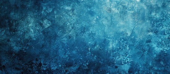Aufkleber - Background with a grungy blue canvas texture and copy space image.