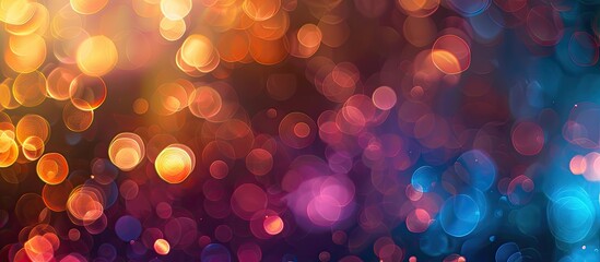 Poster - Abstract photograph background with chaotic lights in a mesmerizing blur, creating an artistic copy space image.