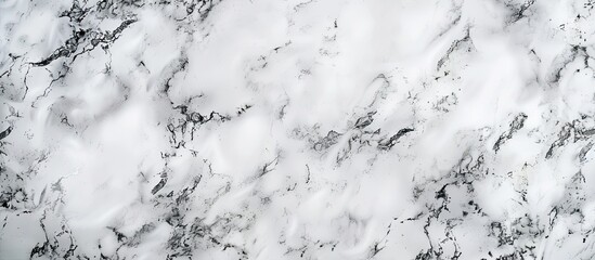 Leinwandbilder - High-resolution top view of a marble background pattern with a spacious area for additional elements.